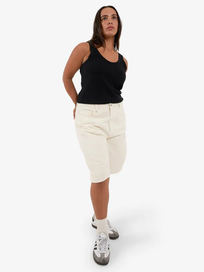 Womens Ronnie Short Bone Thrills Denim Shorts