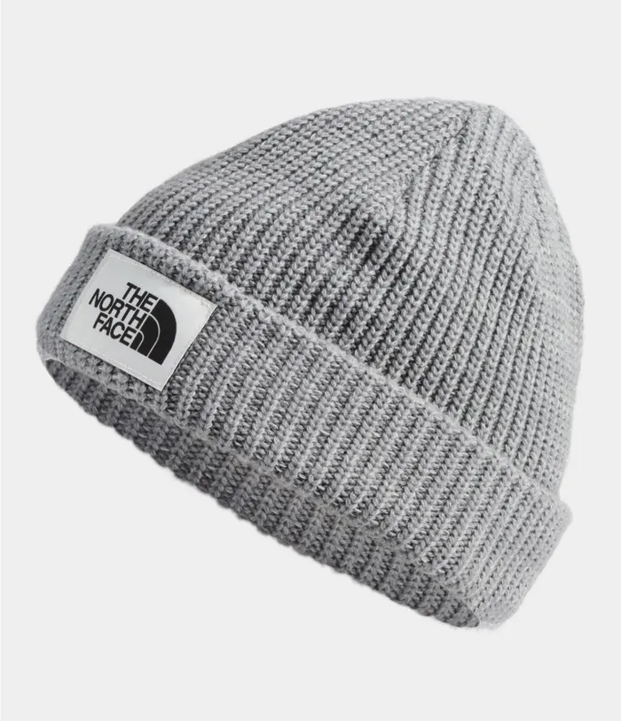 Womens Salty Dog Beanie Mid Greytin Grey The North Face Beanies and Scarves
