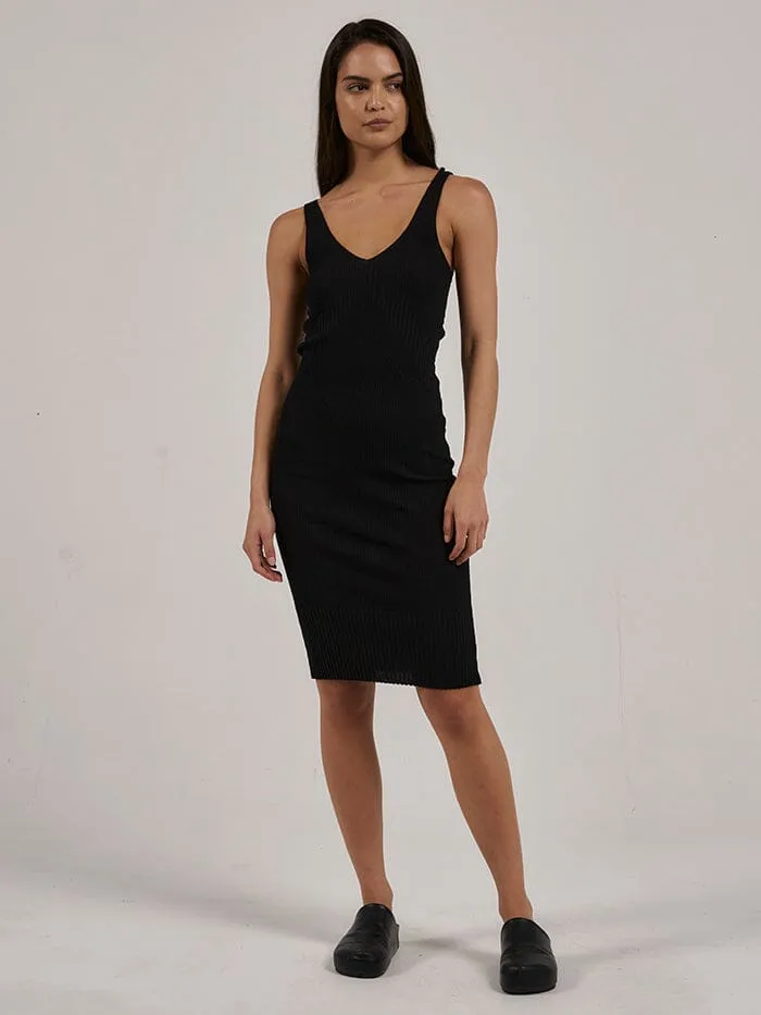 Womens Silvia Knit Dress Black Thrills Dresses