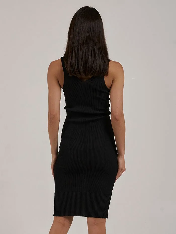 Womens Silvia Knit Dress Black Thrills Dresses