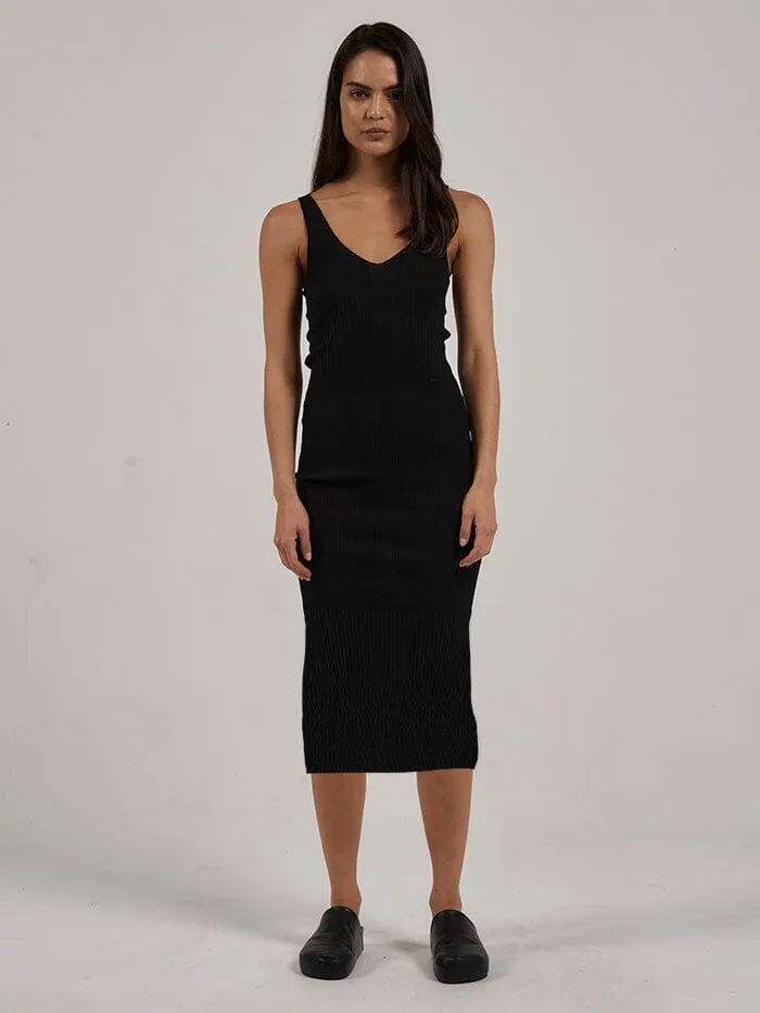 Womens Silvia Knit Dress Black Thrills Dresses