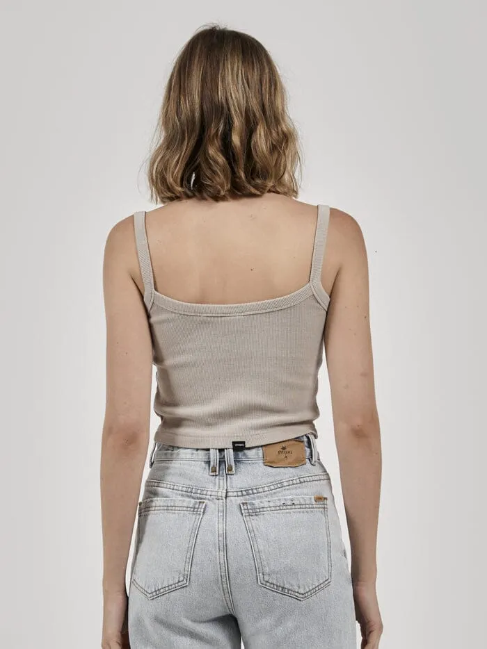 Womens Speed Wings Rib Singlet Pavement Thrills Tops and Tees