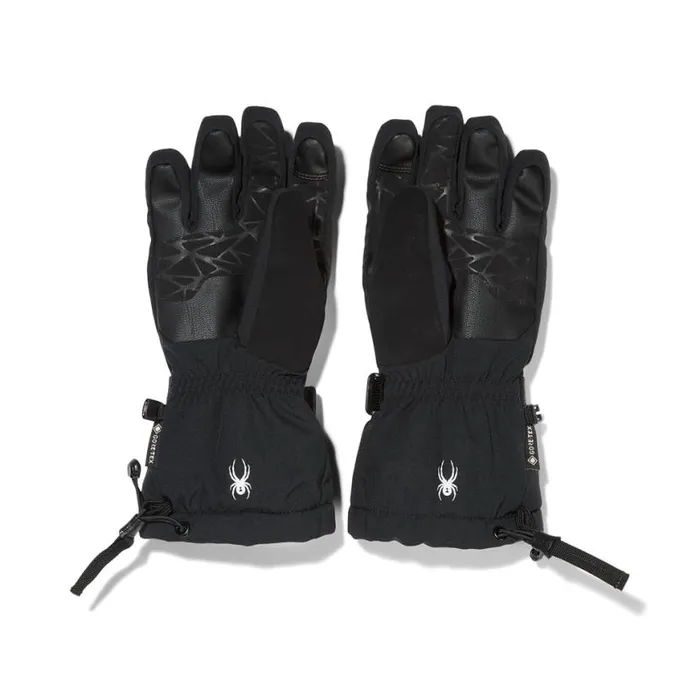 Womens Synthesis Black Spyder Gloves