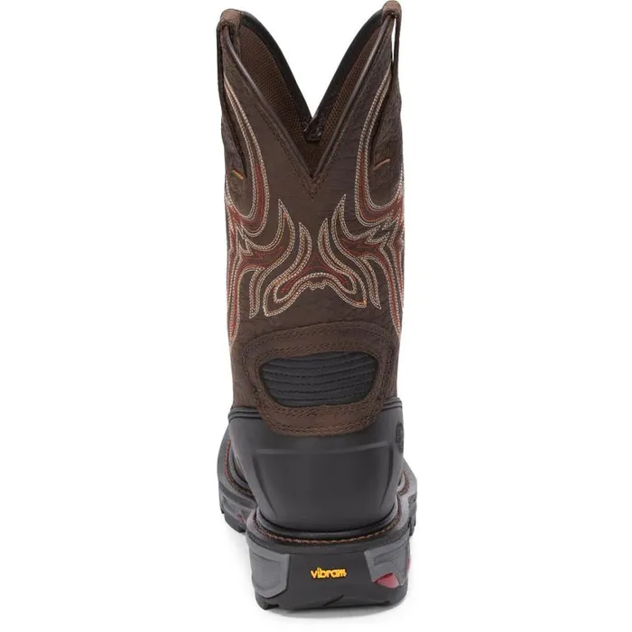 Work Men Justin Boots Driscoll 11034 Work Boot Pecan Brown 040brown041