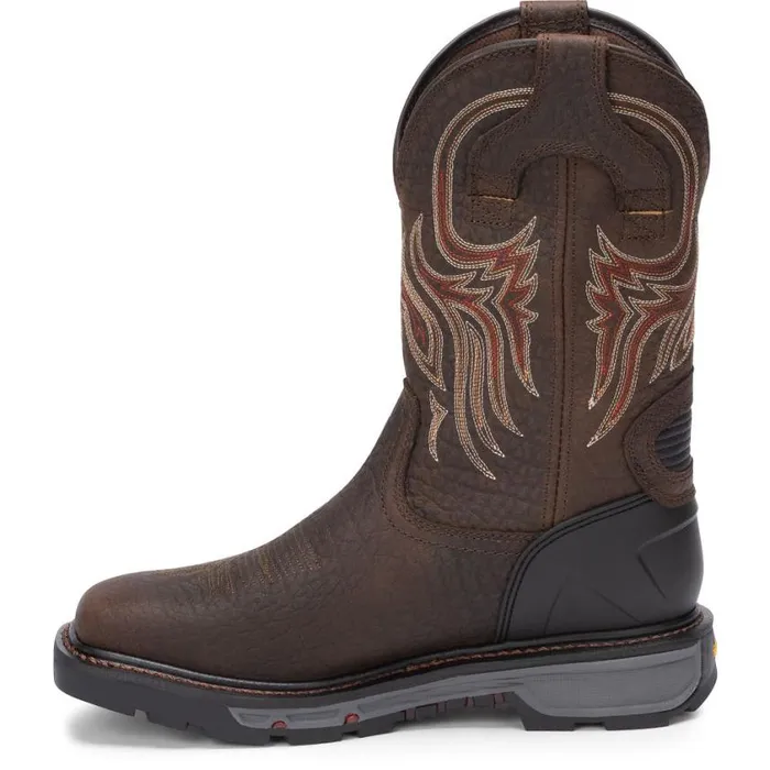 Work Men Justin Boots Driscoll 11034 Work Boot Pecan Brown 040brown041