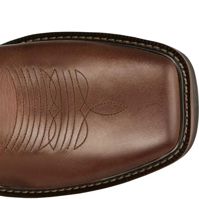 Work Men Justin Boots Handler 11034 Composite Toe Work Boot Brown