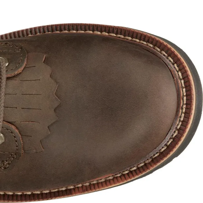 Work Men Justin Boots Rivot 8034 Lace Up Hickory Brown 040brown041