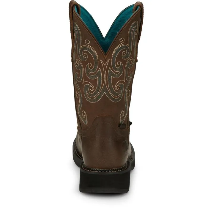 Work Women Justin Boots Tasha 11034 Steel Toe Waterproof Work Boot Brown