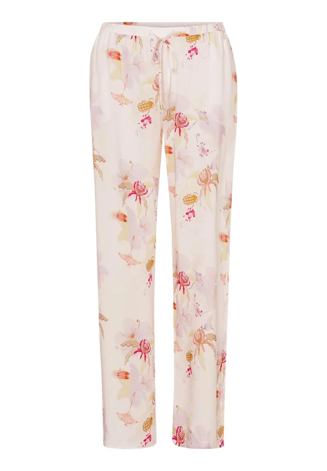 Woven Long Pant Bustling Garden Women HANRO Pajama Bottoms
