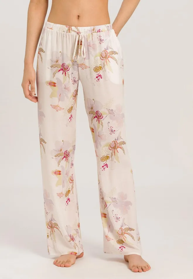 Woven Long Pant Bustling Garden Women HANRO Pajama Bottoms