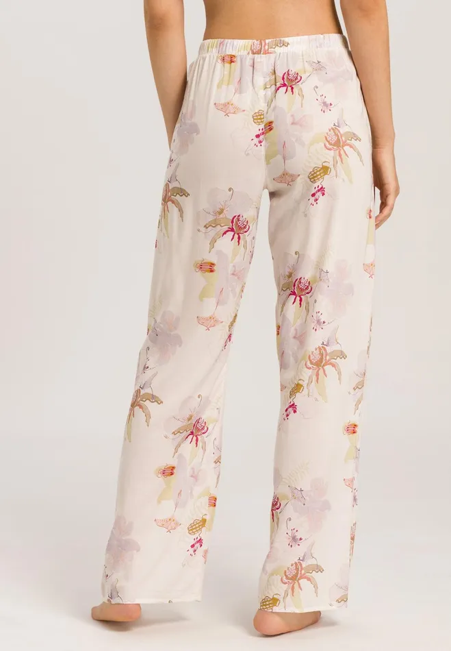 Woven Long Pant Bustling Garden Women HANRO Pajama Bottoms
