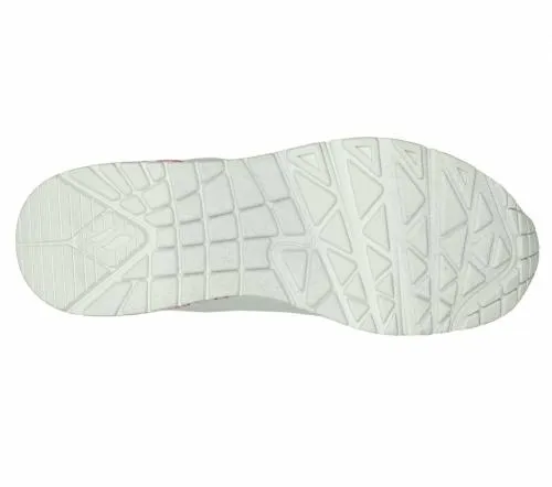 X JGoldcrown Uno 8211 Loving Love White Red Pink Women SKECHERS Lace Up