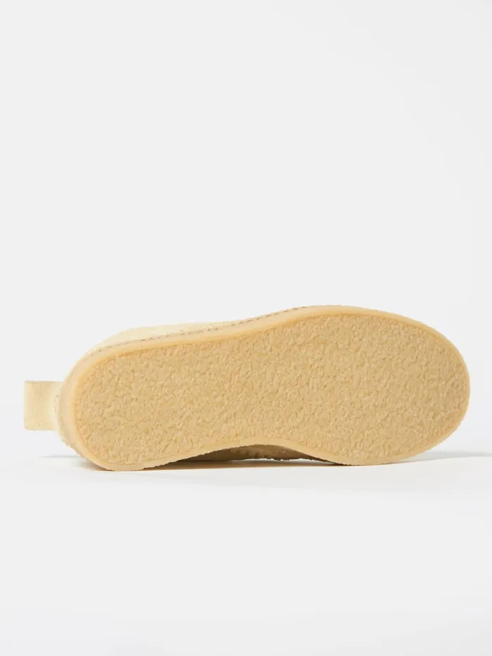 Yogi X Hitch Loafer In Sand Brown Hairy Suede Men Universal Works Footwear