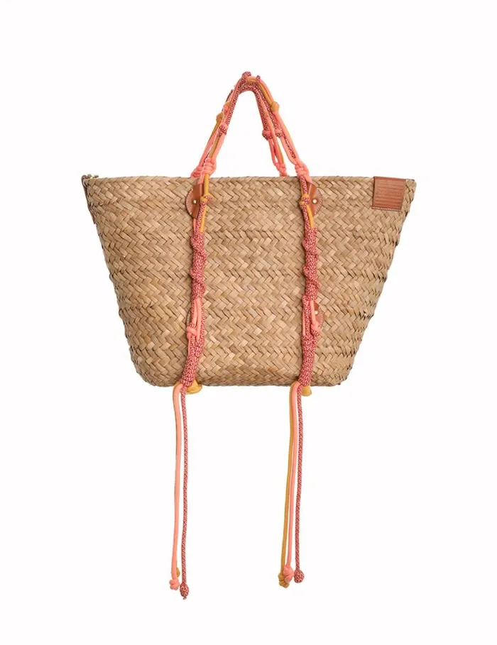 Zimmermann Bags Large Macrame Basket Coral Multi 8211 Women