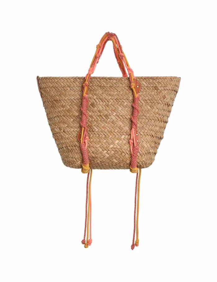 Zimmermann Bags Large Macrame Basket Coral Multi 8211 Women
