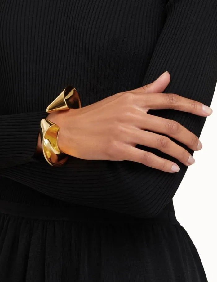Zimmermann Bracelets Pleat Cuff Gold 8211 Women