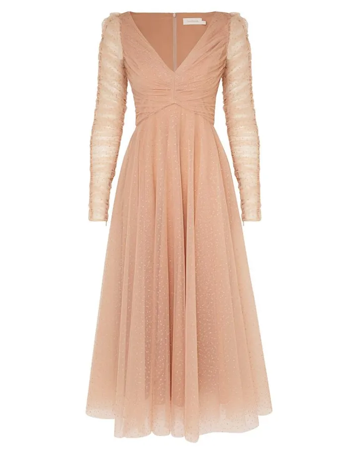 Zimmermann Dresses Tulle Ballet Dress Nudegold Dot 8211 Women
