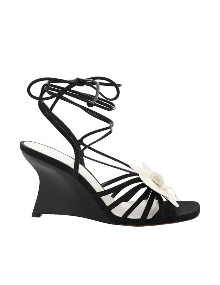 Zimmermann Heels Zimmermann Orchid Wedge 85 Onyx 8211 Women