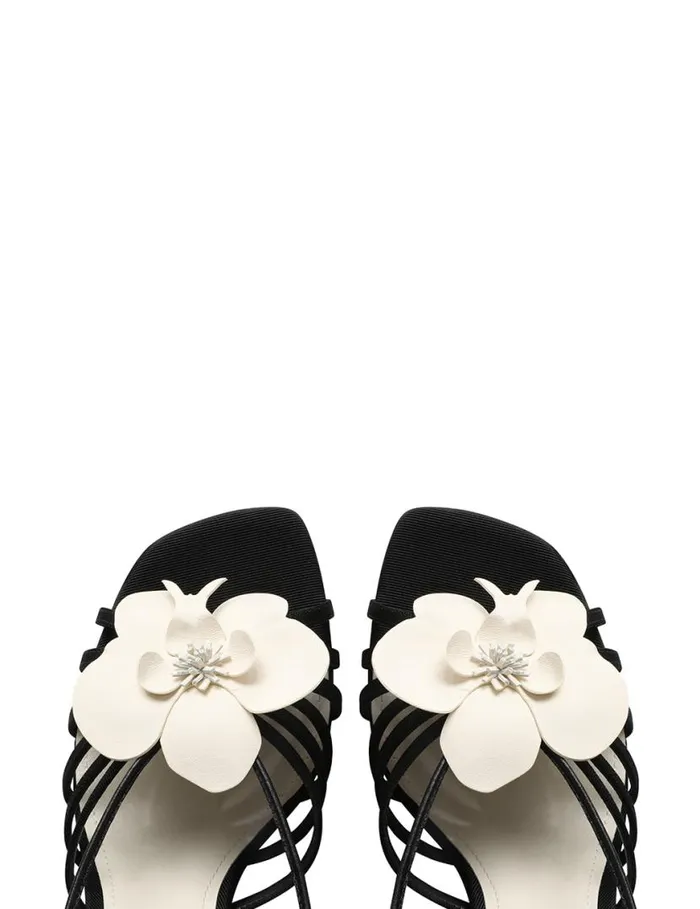 Zimmermann Heels Zimmermann Orchid Wedge 85 Onyx 8211 Women
