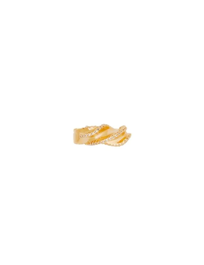Zimmermann Jewellery Paint Stroke Ear Cuff Gold 8211 Women