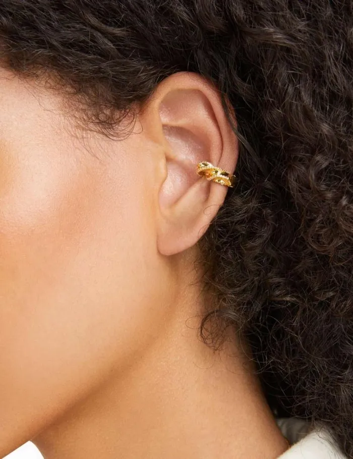 Zimmermann Jewellery Paint Stroke Ear Cuff Gold 8211 Women