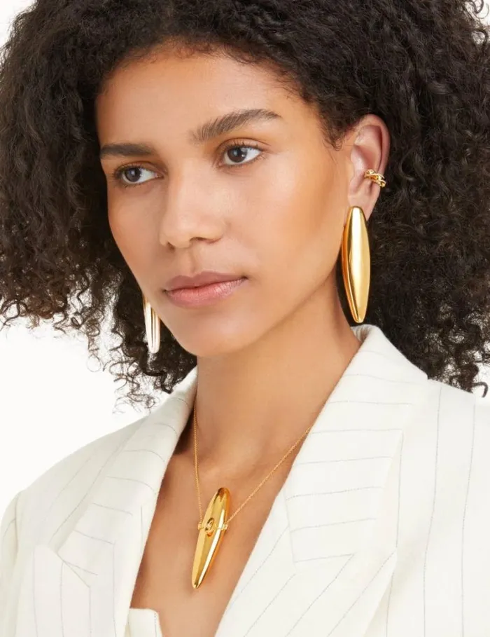 Zimmermann Jewellery Paint Stroke Ear Cuff Gold 8211 Women