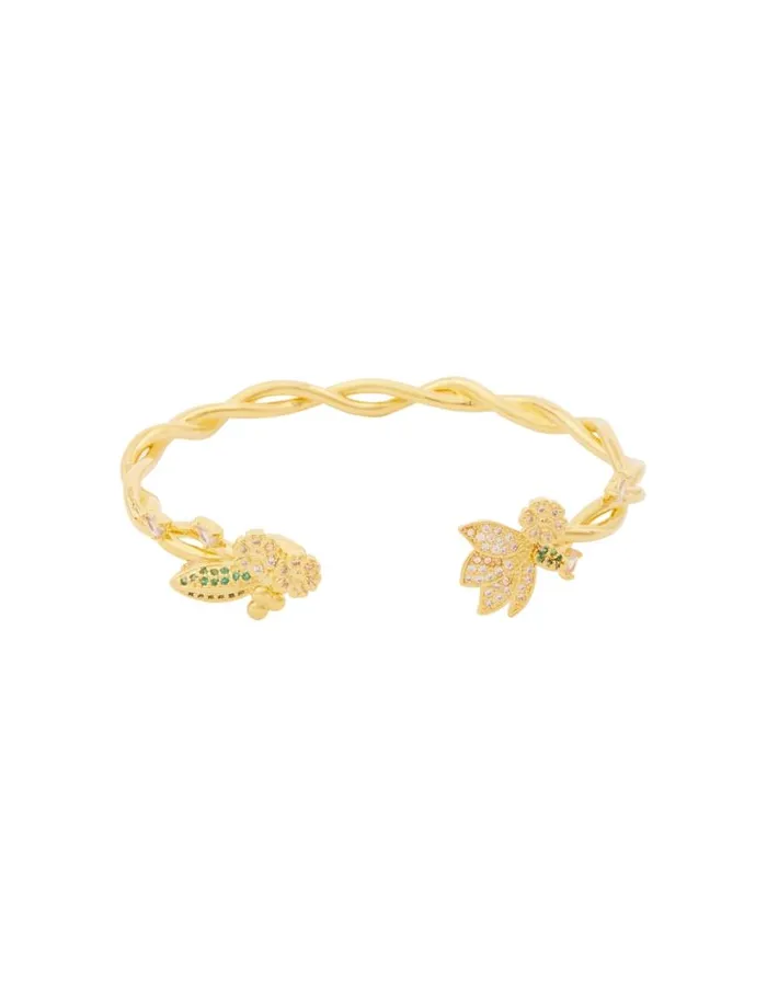 Zimmermann Jewellery Zimmermann Bloom Cuff Goldgreen 8211 Women