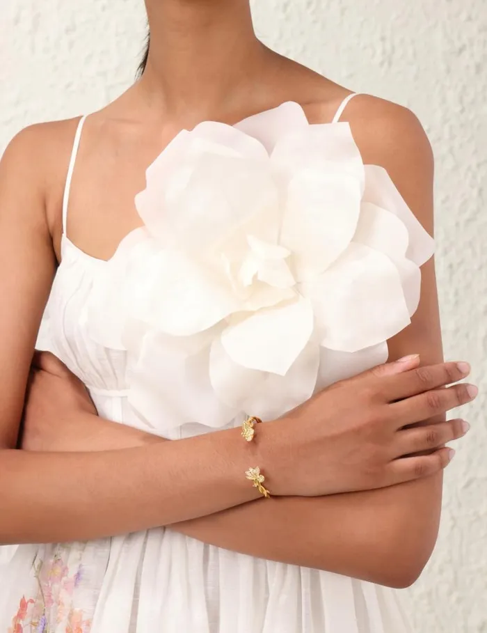 Zimmermann Jewellery Zimmermann Bloom Cuff Goldgreen 8211 Women