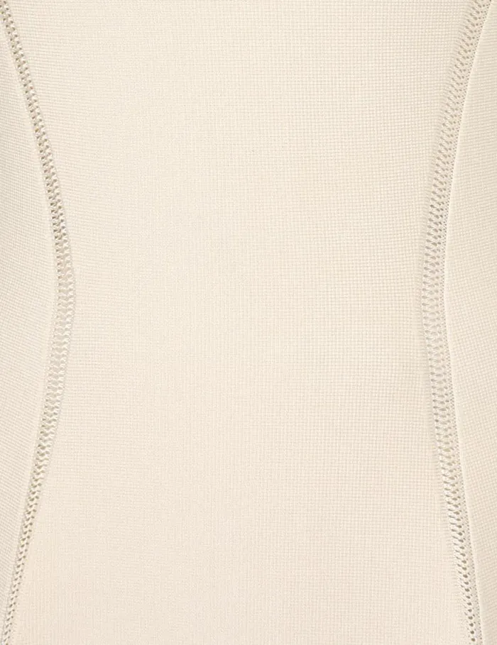 Zimmermann Knitwear Matchmaker Knit Panelled Mini Cream 8211 Women