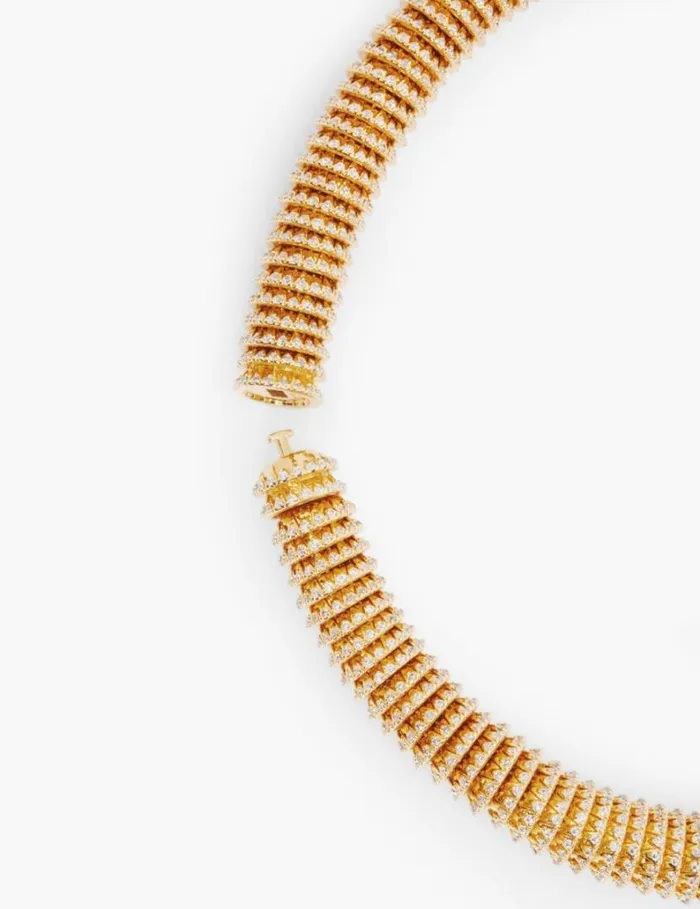 Zimmermann Necklaces Cone Pave Necklace Gold 8211 Women