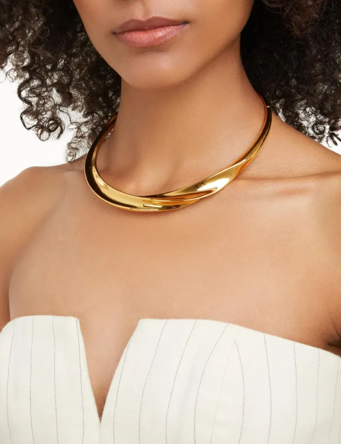 Zimmermann Necklaces Paint Stroke Choker Gold 8211 Women