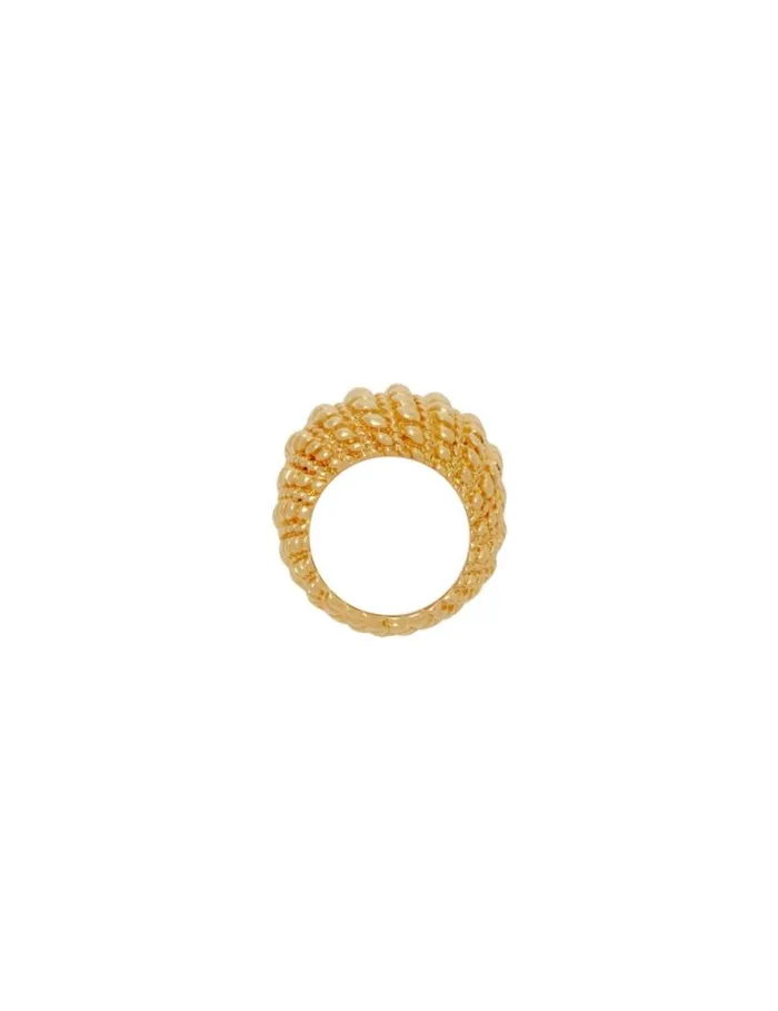 Zimmermann Rings Twisted Rope Dome Ring Gold 8211 Women