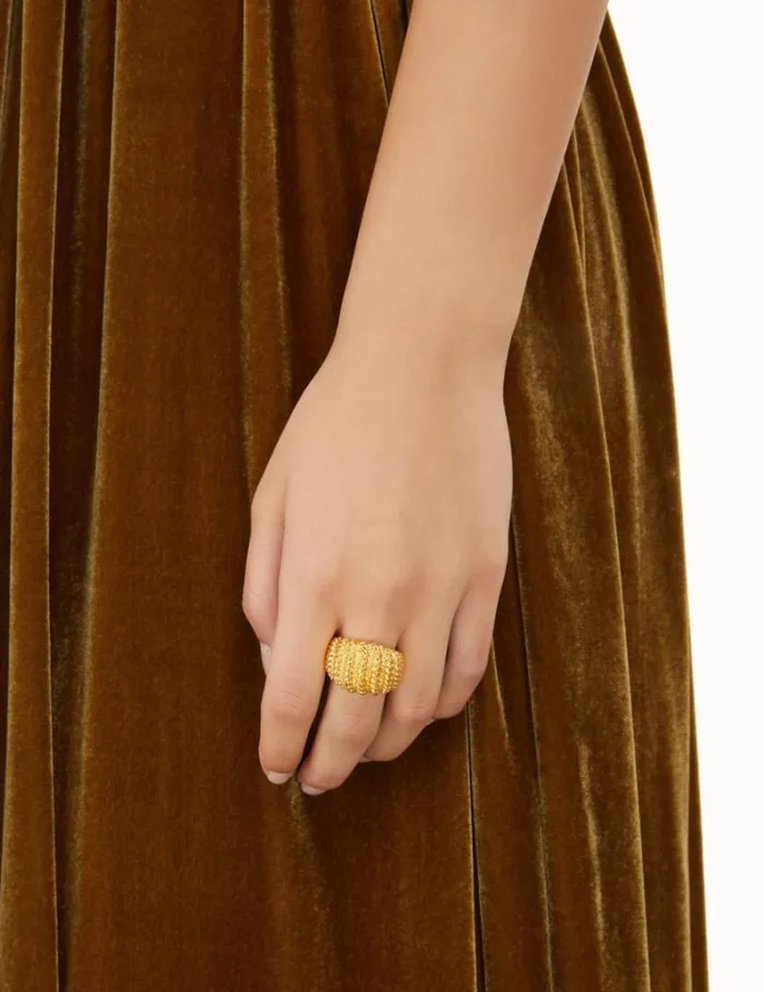 Zimmermann Rings Twisted Rope Dome Ring Gold 8211 Women