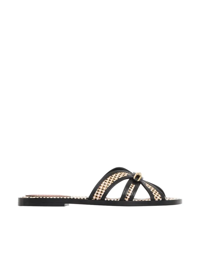 Zimmermann Sandals Zimmermann Prisma Slide Onyx 8211 Women