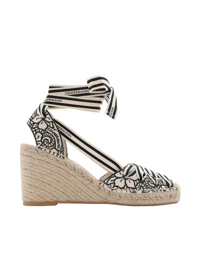 Zimmermann Sandals Zimmermann Sol Espadrille 95 Onyx 8211 Women