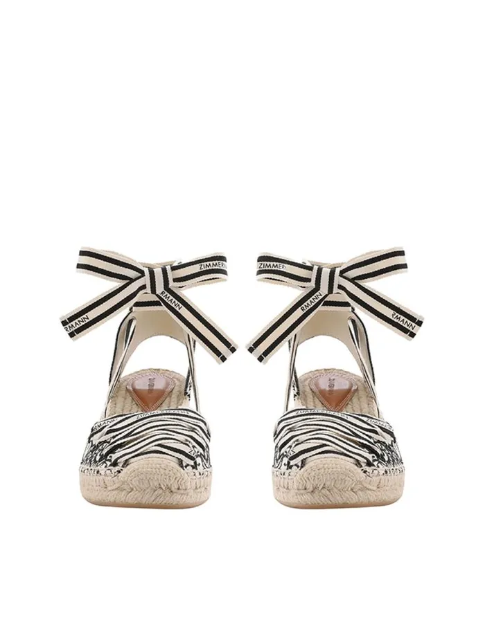 Zimmermann Sandals Zimmermann Sol Espadrille 95 Onyx 8211 Women