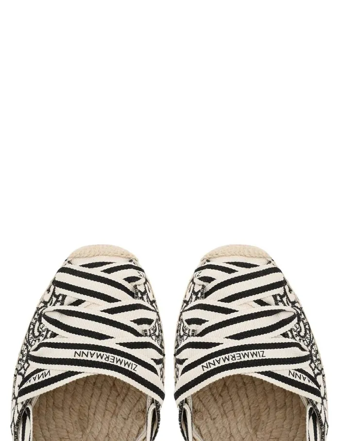 Zimmermann Sandals Zimmermann Sol Espadrille 95 Onyx 8211 Women