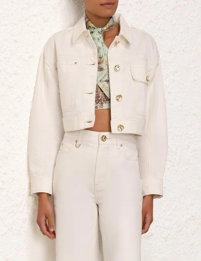 Zimmermann Shorts and Pants Matchmaker Palazzo Jean Milk 8211 Women