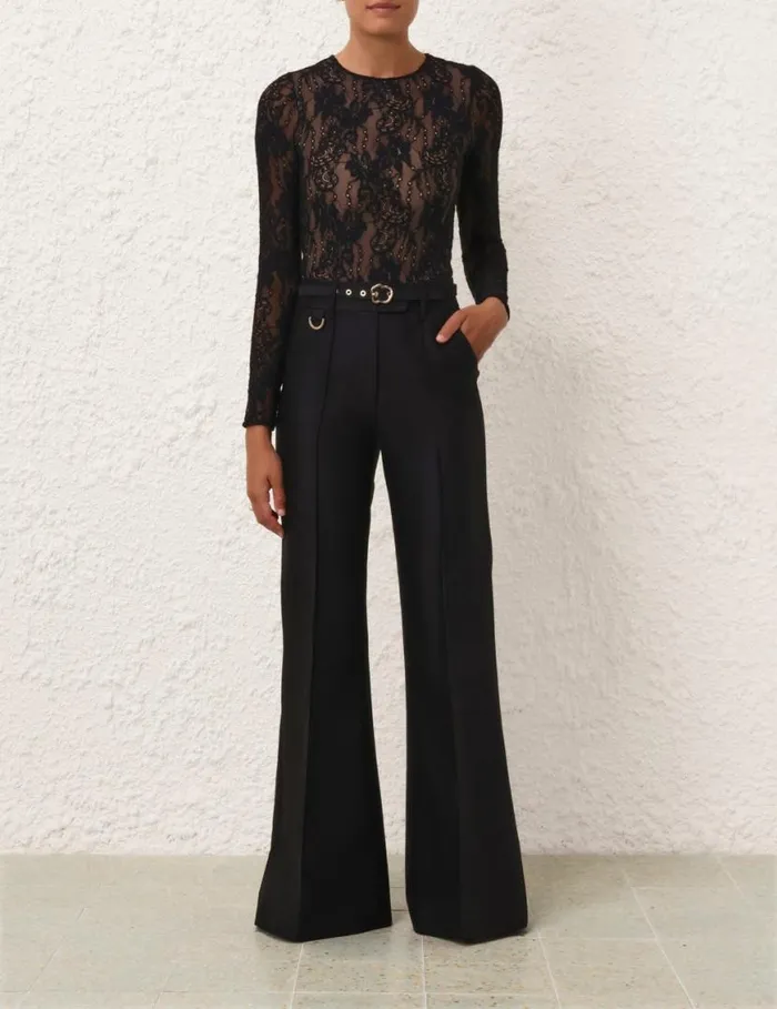 Zimmermann Shorts and Pants Natura Flare Leg Pant Black 8211 Women
