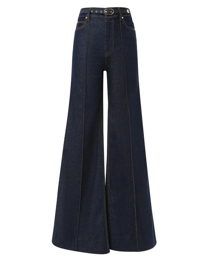 Zimmermann Shorts and Pants Wide Leg Jean Ink 8211 Women