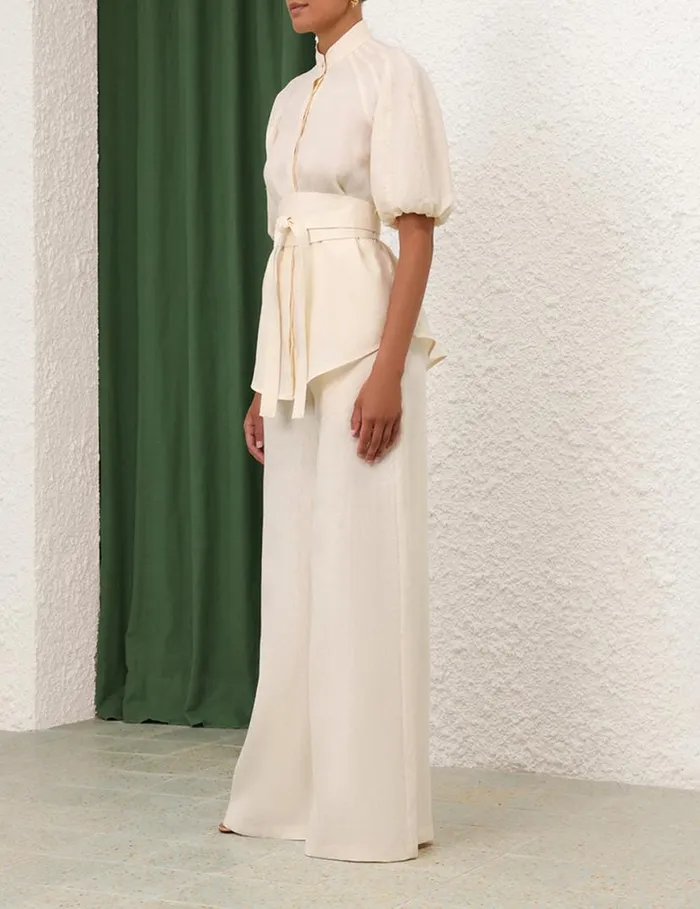 Zimmermann Shorts and Pants Wide Leg Pant Cream 8211 Women