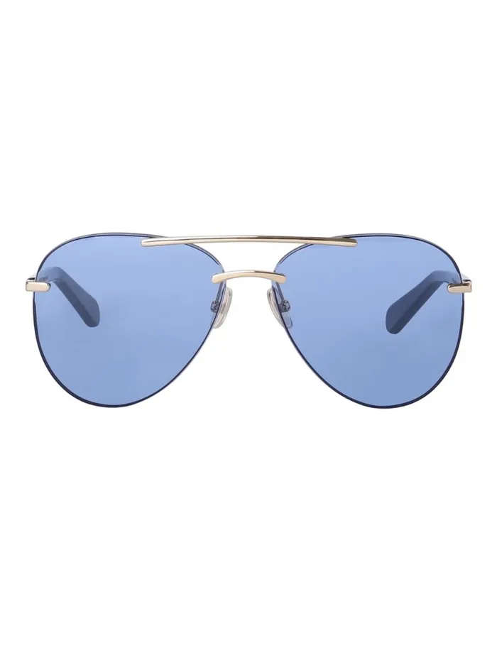 Zimmermann Sunglasses Zimmermann Celeste Aviator Navy 8211 Women