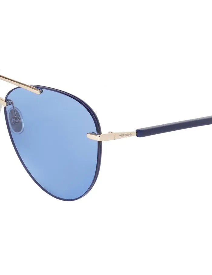 Zimmermann Sunglasses Zimmermann Celeste Aviator Navy 8211 Women