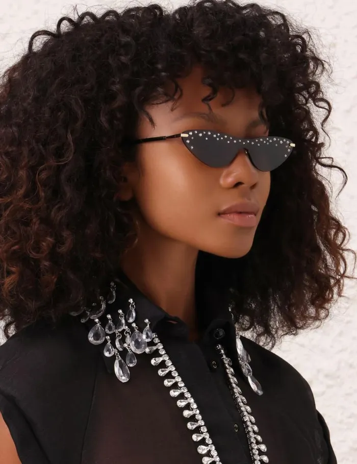 Zimmermann Sunglasses Zimmermann Radiant Cat Eye Black 8211 Women