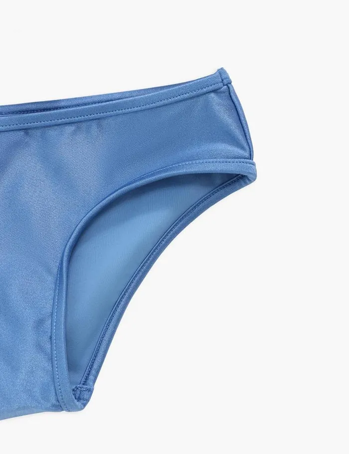 Zimmermann Swimwear Junie Embroidery Frill Bikini Blue 8211 Kids