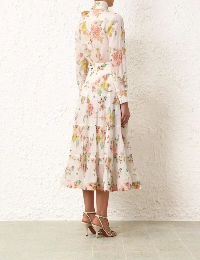 Zimmermann Tops Blouse Coral Floral 8211 Women
