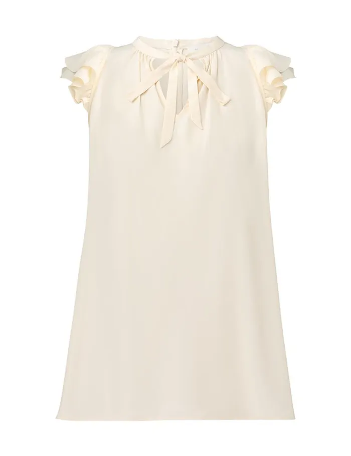 Zimmermann Tops Frilled Tank Cream 8211 Women