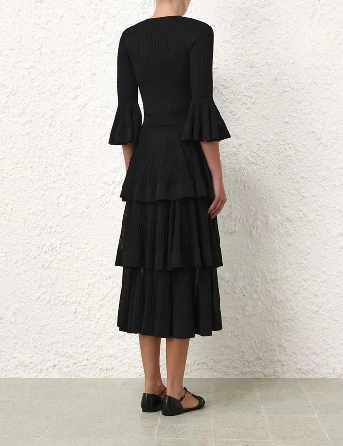 Zimmermann Tops Natura Ruffle Top Black 8211 Women