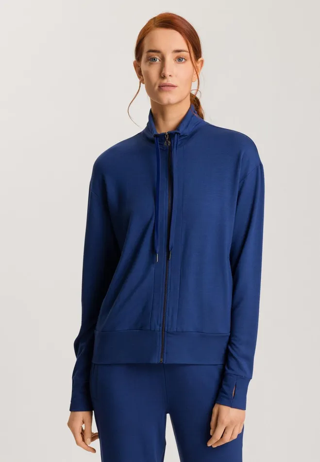 ZipUp Jacket Dark Ink Women HANRO Jackets and Cardigans